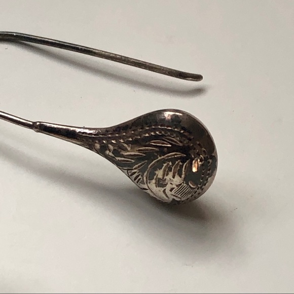 Trio of Earrings - Silver & Tiger Eye - Picture 6 of 10